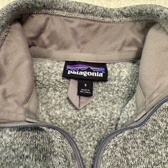 Patagonia Better Sweater Quarter Zip – Size Small (Gray) - Picture 4 of 5